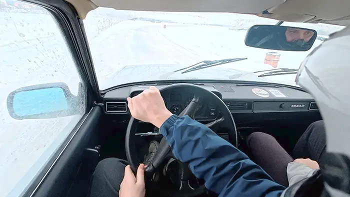 Жига на треке